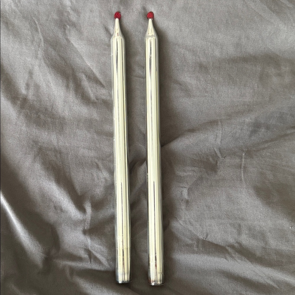 Vintage Mercury Glass Candlesticks … set of 2